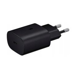 ŁADOWARKA SIECIOWA SAMSUNG GP-PTU021SOABQ 25W USB-C FAST CHARGE CZARNY ORYGINAŁ BULK
