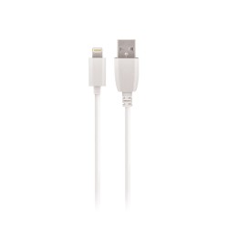 KABEL USB DO LIGHTNING MAXLIFE 2M 2A BIAŁY