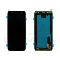 OUTLET WYŚWIETLACZ LCD + PANEL DOTYKOWY KOMPLET SAMSUNG A600 GALAXY A6 2018 CZARNY GH97-21897A, GH97-21898A ORYGINAŁ SERVICE PACK