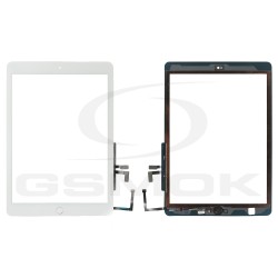 PANEL DOTYKOWY IPAD 5 / AIR 2017 (A1822, A1823) BIAŁY Z TAŚMĄ KLEJĄCĄ I PRZYCISKIEM HOME