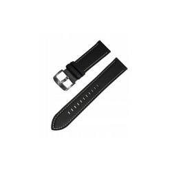 PASEK DO SAMSUNG R840 GALAXY WATCH 3 45MM CZARNY SKÓRA 22MM GH98-45536B ORYGINAŁ