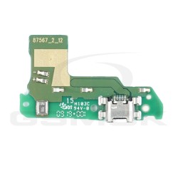 PŁYTKA/TAŚMA FLEX HUAWEI Y6 2018 / HONOR 7A ZE ZŁĄCZEM ŁADOWANIA 02351WHT 02351WHM [ORYGINAŁ]