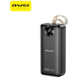 POWER BANK 30000MAH AWEI PA-34 65W CZARNY