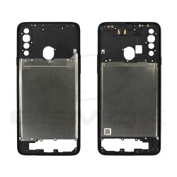 RAMKA ŚRODKOWA SAMSUNG A207 GALAXY A20S CZARNA PULLED
