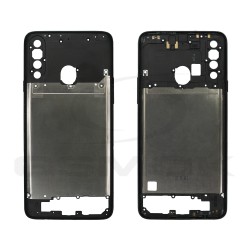 RAMKA ŚRODKOWA SAMSUNG A207 GALAXY A20S CZARNA PULLED