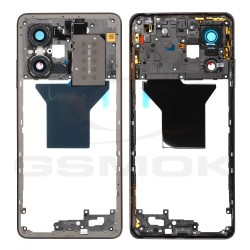 RAMKA ŚRODKOWA XIAOMI POCO X5 PRO 5G CZARNA 5600050M2000 [ORYGINAŁ]