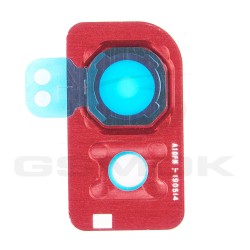 RAMKA SZYBKI KAMERY SAMSUNG A105 GALAXY A10 CZERWONA GH98-44415D [ORYGINAŁ]