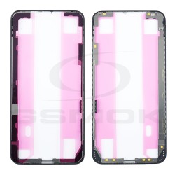 RAMKA Z KLEJEM DO LCD IPHONE XS MAX CZARNA