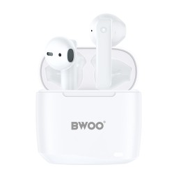 SPORTOWE SŁUCHAWKI BLUETOOTH BWOO TWS BW94-WH BIAŁE