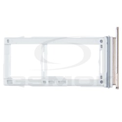 SZUFLADKA KARTY SIM I KARTY SD SAMSUNG G975 GALAXY S10 PLUS CERAMIC BIAŁA GH98-43724J [ORYGINAŁ]