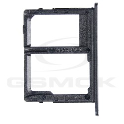 SZUFLADKA KARTY SIM I KARTY SD SAMSUNG J600 GALAXY J6 2018 CZARNA GH63-15696A [ORYGINAŁ]