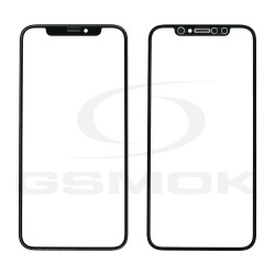 SZYBKA LCD IPHONE X CZARNA Z KLEJEM OCA G + OCA PRO