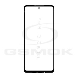 SZYBKA LCD MOTOROLA MOTO G04 CZARNA Z KLEJEM OCA