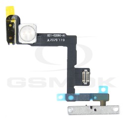 TAŚMA / FLEX PRZYCISK POWER I LAMPA BŁYSKOWA Z BLASZKAMI IPHONE 11 
