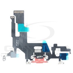 TAŚMA FLEX IPHONE 11 ZE ZŁĄCZEM ŁADOWANIA CZERWONA