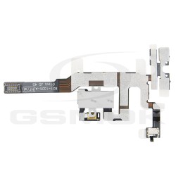 TAŚMA FLEX IPHONE 4S ZE ZŁĄCZEM HF BIAŁA