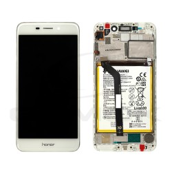 WYŚWIETLACZ LCD DO HUAWEI HONOR 6C Z RAMKĄ I BATERIĄ ZŁOTY 02351LNB ORYGINAŁ SERVICE PACK
