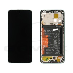 WYŚWIETLACZ LCD DO HUAWEI NOVA Y90 Z RAMKĄ I BATERIĄ ZIELONY 02355ARG ORYGINAŁ SERVICE PACK