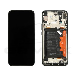 WYŚWIETLACZ LCD DO HUAWEI P SMART Z Z RAMKĄ I BATERIĄ CZARNY 02352RRF ORYGINAŁ SERVICE PACK
