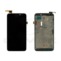 WYŚWIETLACZ LCD DO LENOVO A606 CZARNY Z RAMKĄ 5D69A6N1K8 ORYGINAŁ SERIVCE PACK