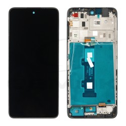 WYŚWIETLACZ LCD + PANEL DOTYKOWY KOMPLET MOTOROLA MOTO E32S Z RAMKĄ 5D68C20795 ORYGINAŁ SERVICE PACK