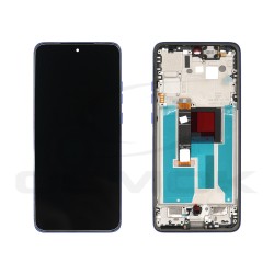 WYŚWIETLACZ LCD DO MOTOROLA MOTO EDGE 50 NEO NIEBIESKI NAUTICAL BLUE Z RAMKĄ 5D68C28686 5D68C28371 ORYGINAŁ SERVICE PACK