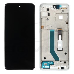 WYŚWIETLACZ LCD DO MOTOROLA MOTO G 5G XT2113 Z RAMKĄ SREBRNY 5D68C17617 5D68C17747 5D68C17617RR ORYGINAŁ SERVICE PACK