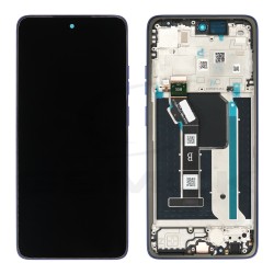 WYŚWIETLACZ LCD DO MOTOROLA MOTO G56 NIEBIESKI  Z RAMKĄ 5D68C30210 ORYGINAŁ SERVICE PACK
