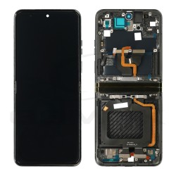 WYŚWIETLACZ LCD + PANEL DOTYKOWY KOMPLET MOTOROLA RAZR 40 ULTRA CZARNY Z RAMKĄ 5D68C22596 5D68C22945 5D68C22606 5D68C22609 ORYGINAŁ SERVICE PACK