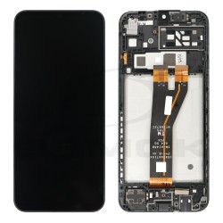 WYŚWIETLACZ LCD + PANEL DOTYKOWY KOMPLET SAMSUNG A145 GALAXY A14 4G Z RAMKĄ WERSJA NIEEUROPEJSKA GH82-31184A GH82-31185A ORYGINAŁ SERVICE PACK