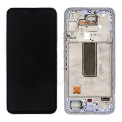 WYŚWIETLACZ LCD DO SAMSUNG A346 GALAXY A34 FIOLETOWY Z RAMKĄ GH82-31200D GH82-31201D ORYGINAŁ SERVICE PACK
