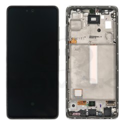 WYŚWIETLACZ LCD DO SAMSUNG A525 A526 GALAXY A52 BIAŁY Z RAMKĄ GH82-25752D GH82-25524D GH82-25526D GH82-25754D GH82-25602D ORYGINAŁ SERVICE PACK