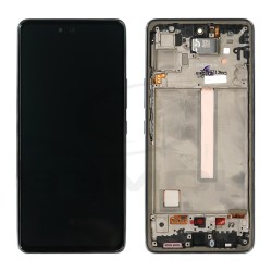 WYŚWIETLACZ LCD DO SAMSUNG A536 GALAXY A53 5G CZARNY Z RAMKĄ GH82-28024A GH82-28025A GH97-28025A ORYGINAŁ SERVICE PACK