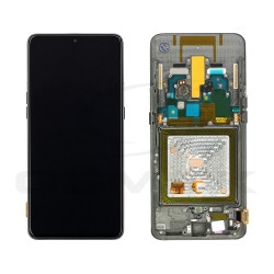 WYŚWIETLACZ LCD DO SAMSUNG A805 GALAXY A80 CZARNY Z RAMKĄ GH82-20348A, GH82-20390A, GH82-20368A ORYGINAŁ SERVICE PACK