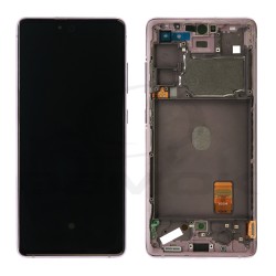 WYŚWIETLACZ LCD DO SAMSUNG G781 GALAXY S20 FE 5G FIOLETOWY Z RAMKĄ GH82-29057C GH82-31321C GH82-29056C GH82-24214C GH82-24215C GH82-31320C ORYGINAŁ SERVICE PACK