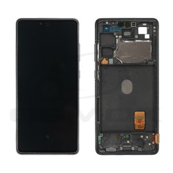 WYŚWIETLACZ LCD DO SAMSUNG G781 GALAXY S20 FE 5G GRANATOWY Z RAMKĄ GH82-31321A GH82-24214A GH82-29056A GH82-24215A GH82-31320A GH82-29057A ORYGINAŁ SERVICE PACK