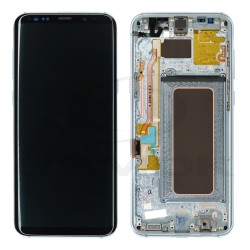 WYŚWIETLACZ LCD DO SAMSUNG G955 GALAXY S8 PLUS NIEBIESKI Z RAMKĄ GH97-20470D GH97-20565D GH97-20564D ORYGINAŁ SERVICE PACK
