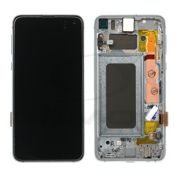 WYŚWIETLACZ LCD DO SAMSUNG G970 GALAXY S10E NIEBIESKI Z RAMKĄ GH82-18852C GH82-18836C ORYGINAŁ SERVICE PACK