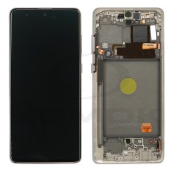 WYŚWIETLACZ LCD DO SAMSUNG N770 GALAXY NOTE 10 LITE SREBRNY Z RAMKĄ GH82-22055B, GH82-22194B, GH82-22193B, GH82-22192B ORYGINAŁ SERVICE PACK