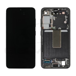 WYŚWIETLACZ LCD + PANEL DOTYKOWY KOMPLET SAMSUNG S911 GALAXY S23 CZARNY Z RAMKĄ GH82-30481A GH82-30480A GH82-31001A ORYGINAŁ SERVICE PACK