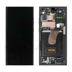 WYŚWIETLACZ LCD DO SAMSUNG S918 GALAXY S23 ULTRA CZARNY Z RAMKĄ GH82-30465A GH82-30466A GH82-30467A ORYGINAŁ SERVICE PACK
