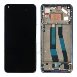 WYŚWIETLACZ LCD DO XIAOMI MI 11 LITE  5G Z RAMKĄ NIEBIESKI 5600040K9A00 56000C0K9A00 56000B0K9D00 ORYGINAŁ SERVICE PACK
