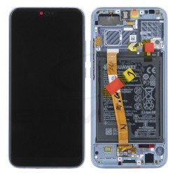 WYŚWIETLACZ LCD DO HUAWEI HONOR 10 Z RAMKĄ I BATERIĄ SZARY 02351XAE ORYGINAŁ SERVICE PACK