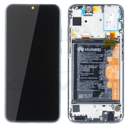 WYŚWIETLACZ LCD DO HUAWEI HONOR 20E Z RAMKĄ I BATERIĄ CZARNY 02353QEL ORYGINAŁ SERVICE PACK