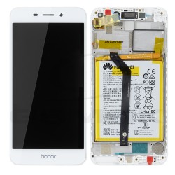 WYŚWIETLACZ LCD DO HUAWEI HONOR 6C Z RAMKĄ I BATERIĄ ZŁOTY 02351LNB ORYGINAŁ SERVICE PACK