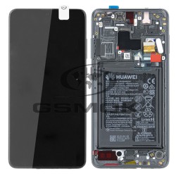 WYŚWIETLACZ LCD DO HUAWEI MATE 20 Z RAMKĄ I BATERIĄ CZARNY 02352ETG ORYGINAŁ SERVICE PACK