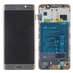 WYŚWIETLACZ LCD DO HUAWEI MATE 9 PRO Z RAMKĄ I BATERIĄ ZŁOTY 02351CQV ORYGINAŁ SERVICE PACK