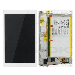 WYŚWIETLACZ LCD DO HUAWEI MEDIAPAD T2 10.0 PRO Z RAMKĄ I BATERIĄ BIAŁY 02350TNC ORYGINAŁ SERVICE PACK