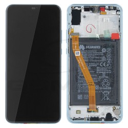 WYŚWIETLACZ LCD DO HUAWEI NOVA 3 PAR-LX1 PAR-LX1M PAR-LX9 Z RAMKĄ I BATERIĄ NIEBIESKI 02352BQN 02352DTJ ORYGINAŁ SERVICE PACK