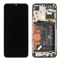 WYŚWIETLACZ LCD DO HUAWEI NOVA Y61 Z RAMKĄ I BATERIĄ CZARNY 02355HHB ORYGINAŁ SERVICE PACK